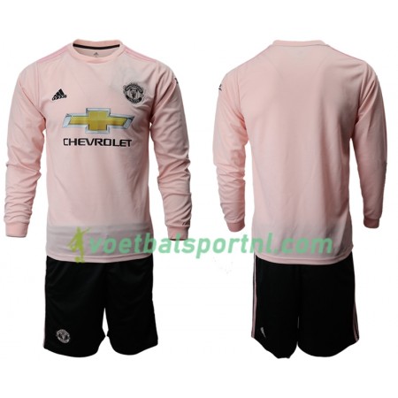 Manchester United Kind Uit Tenue 2018-19 L/S